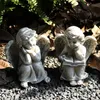2er-Set kleine Deko Engelfiguren, Grabengel, Engelpaar je Produktbild-Vorschau 4
