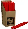 Stabkerzen aus Paraffin, 250/22 mm, Rot, KERZENFARM HAHN, Produktbild-Vorschau 3