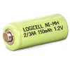 4 Stück LogiCell Wiederaufladbare 2/3AA Ni-MH-Akku 150mAh, Produktbild-Vorschau 5