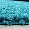 TapisTrend Zotteliger Teppich Türkis 120x170 cm Produktbild-Vorschau 4