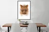 MuchoWow® Gerahmtes Poster Leopard - Kopf - Weiß 60x90 cm - Produktbild-Vorschau 3