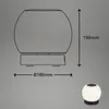 LED stolová lampa batériová stmievateľná sklenená Náhľad obrázku produktu 13