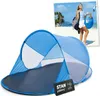 Tenda Strend Pro, pieghevole, da spiaggia, blu, 190x120x90 Anteprima dell’immagine prodotto 3