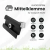Solarprofile - 1x Mittelklemme schwarz - inkl. MwSt. - Produktbild-Vorschau 8