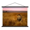 MuchoWow® Textilposter Löwe - Savanne - Gras 40x30 cm mit Produktbild-Vorschau 1