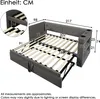 STILVORA Schlafsofa 90x200 mit Ausziehbett und Produktbild-Vorschau 6