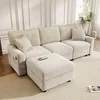 Merax Modernes Sofa 3-Sitzer, L-förmiges Ecksofa mit Produktbild-Vorschau 5