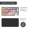 younikat Auto-Magnet-Schild Anfänger Lama Bunt I 20 x 10 cm Produktbild-Vorschau 3