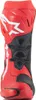 A red, black, and white motorcycle boot. Náhled obrázku produktu