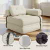 BEALIFE Pouf pliable 3 en 1 | Comme canapé, fauteuil & lit Voir les images du produit 4