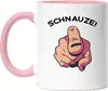 Schnauze Tasse Rosa Büro-Tasse Kollegen Chef Geschenkidee Produktbild-Vorschau 1