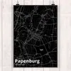 Mr. & Mrs. Panda Bild Papenburg DIN A4 - Geschenk, Produktbild-Vorschau 2