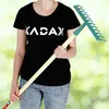 KADAX Râteau, râteau pour dames, râteau plat à long manche, Voir les images du produit 7