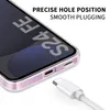 A close-up of a phone case with a USB-C cable plugged into it. Produktbild-Vorschau