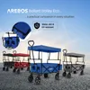 Carro de mano Arebos con toldo, color azul, 850 mm, 450 mm, Vista previa de la imagen del producto 5