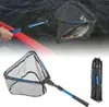 Kescher,Fishing Kescher Angeln,Teleskop Nylongewebe Produktbild-Vorschau 4