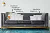 MuchoWow® Zierkissen Sofakissen Wohnzimmer Dekokissen 60x60 Produktbild-Vorschau 3
