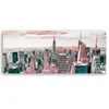 Leinwandbild Wolkenkratzer in New York 90x30 Feeby Grau Produktbild-Vorschau 2