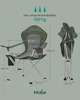 SONGMICS Faltbarer Outdoor-Stuhl, breiter Sitz, hohe Produktbild-Vorschau 8