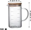 Hitzebeständiges Glas, Messbecher aus Glas, Milch Produktbild-Vorschau 2