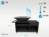 Großer Grill mit Schrank und Grillplatte aus Stahl Produktbild-Vorschau 4