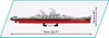 Cobi Battleship Missouri Massstab 1 300 Produktbild-Vorschau 5
