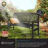 KESSER® Gartenbank Holz Holzbank wetterfest | Für 3 bis 4 Produktbild-Vorschau 5