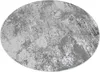 A round rug with a distressed, abstract pattern in shades of gray. Anteprima dell’immagine prodotto