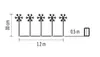 EMOS LED-Weihnachtsschneeflocken 30 cm DCZC01 Produktbild-Vorschau 4