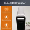 KLAMER Ölradiator 2500 W, Elektroheizung energiesparend, 13 Produktbild-Vorschau 2