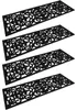 4x Gummi Stufenmatten Gussoptik 75x25cm Treppenschoner Produktbild-Vorschau 1