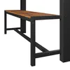 Lit mezzanine 140 x 200 cm en métal noir avec éclairage LED Voir les images du produit 15