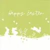 RP 20 Servietten Happy Easter Bunnies green - Fröhliche Produktbild-Vorschau 2