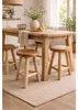Holzhocker - D30 x H45 cm - natur - Teakholz - Sitzhocker - Produktbild-Vorschau 5