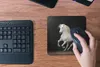 MuchoWow® Mauspad Mousepad Pferde - Schwarz - Porträt 20x20 Produktbild-Vorschau 4