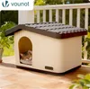VOUNOT® Katzenhaus & Hundehütte Indoor Outdoor, Produktbild-Vorschau 2