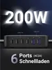 Stacja ładowania GaN 4xtyp C, 2xUSB 200W - Ugreen - Szara Podgląd zdjęcia produktu 18
