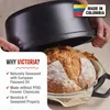 Victoria 30940 Dutch Oven Induktion Gusseisen Eingebrannte Produktbild-Vorschau 2