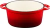 Alpina Poêle à braiser en fonte émaillée rouge Ø24 cm, 3,8 Voir les images du produit 8