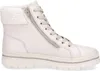 A white winter boot with laces and a zipper. Produktbild-Vorschau