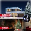 Collage showing outdoor and indoor Christmas lighting decorations. Produktbild-Vorschau