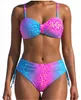 High Waist Bikini Damen - Neon Leo Muster - Zweiteiler Produktbild-Vorschau 7