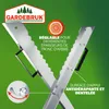 Chevalet de sciage pliable 150 kg métal zingué jardin dents Voir les images du produit 5