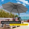 Ampelschirm 3,5 m rund Sonnenschirm Garten drehbar mit Produktbild-Vorschau 5
