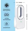 Lifetime Air Table Fan Mini Fan USB Rechargeable - Mały Podgląd zdjęcia produktu 4