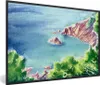 MuchoWow® MuchoWow® Gerahmtes Poster Meer - Berge - Wald Produktbild-Vorschau 1