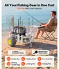 SucceBuy Faltbarer Angelwagen, 90,7 kg Tragkraft, Produktbild-Vorschau 3