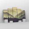 Bild auf Leinwand - Leinwandbild - Berge Wald Natur - Produktbild-Vorschau 4
