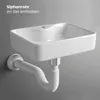 Aufsatzwaschbecken Rechteckig Keramik 47 cm Weiß Produktbild-Vorschau 4
