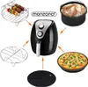 MONZANA® Heißluftfritteuse Zubehör 8tlg. Fritteuse Set Produktbild-Vorschau 5